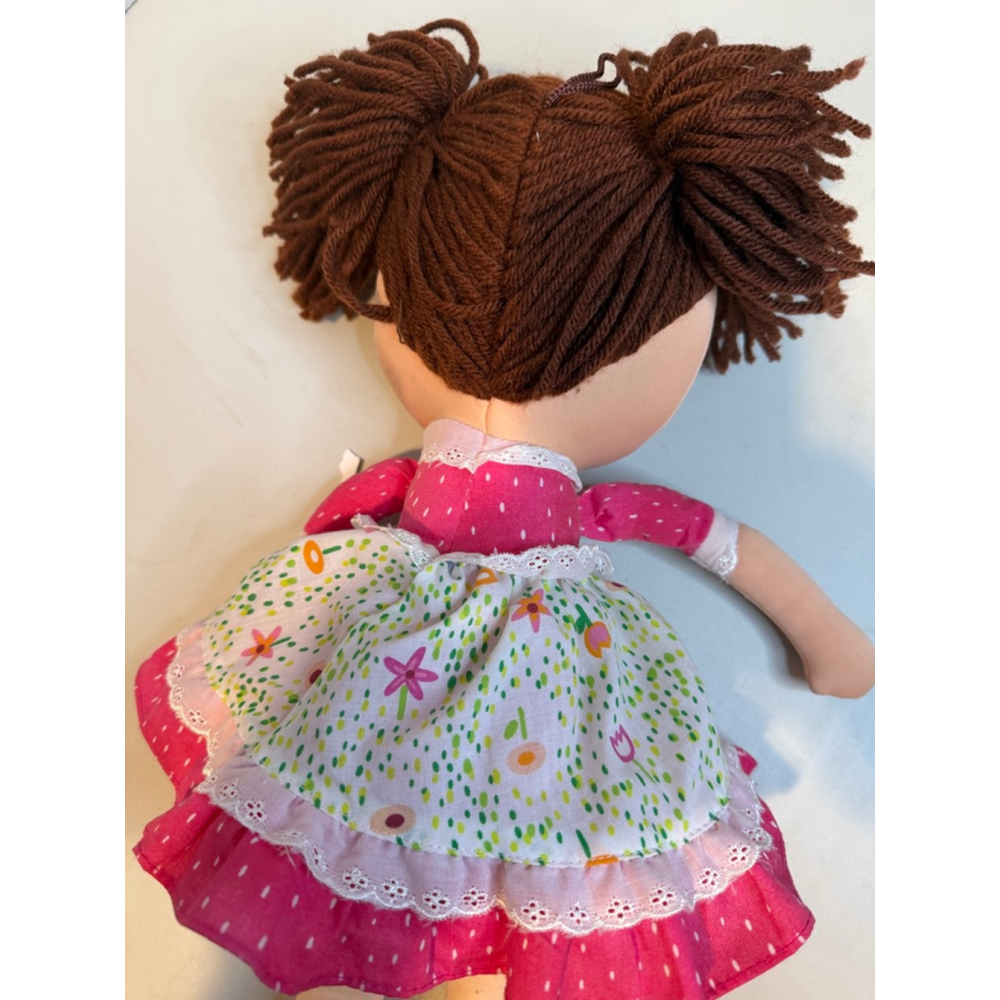 Girls YOU & ME Doll One Size Pink White Floral Dress - Picture 4 of 7